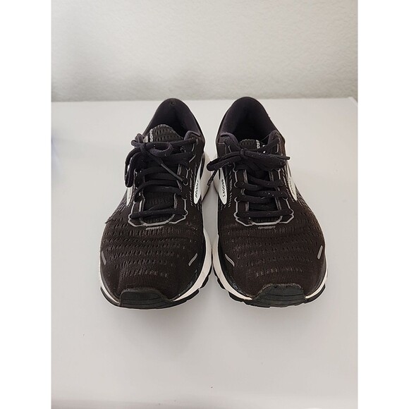 Brooks Ghost 13 Black White Womens Size 10 Running Shoes Lots Of Wear SEE - Picture 2 of 13